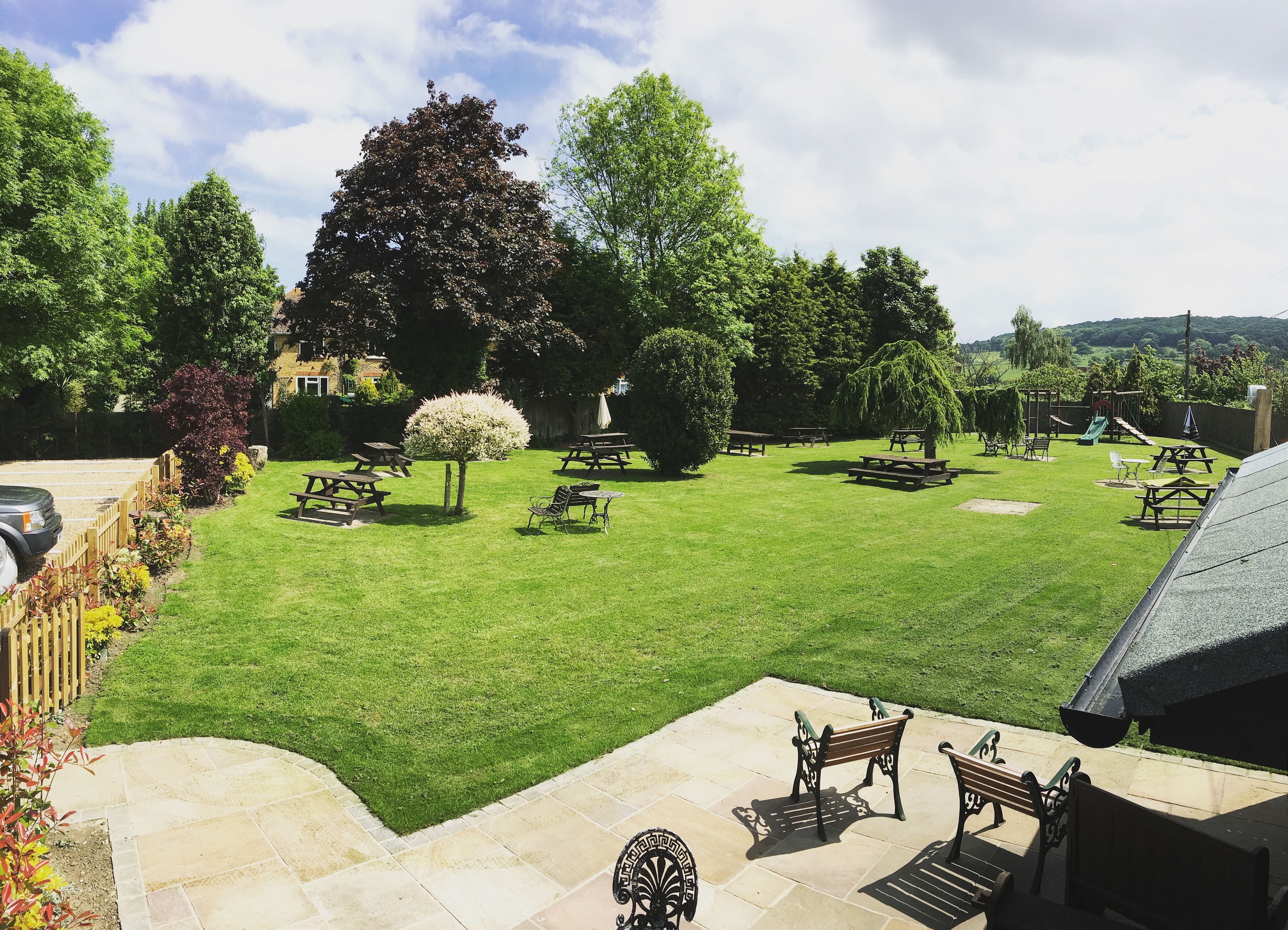 Garden at The Red Lion Hernhill