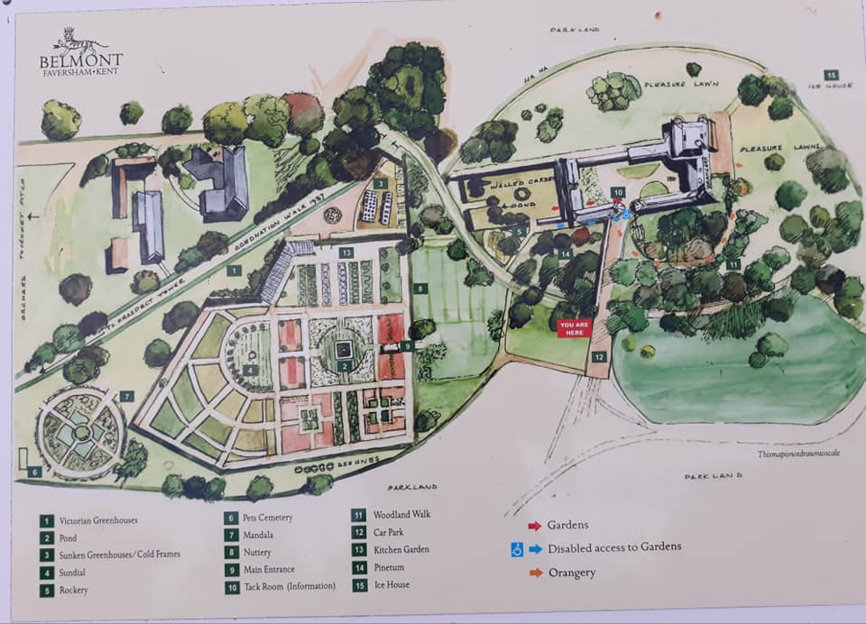 Belmont Site Map