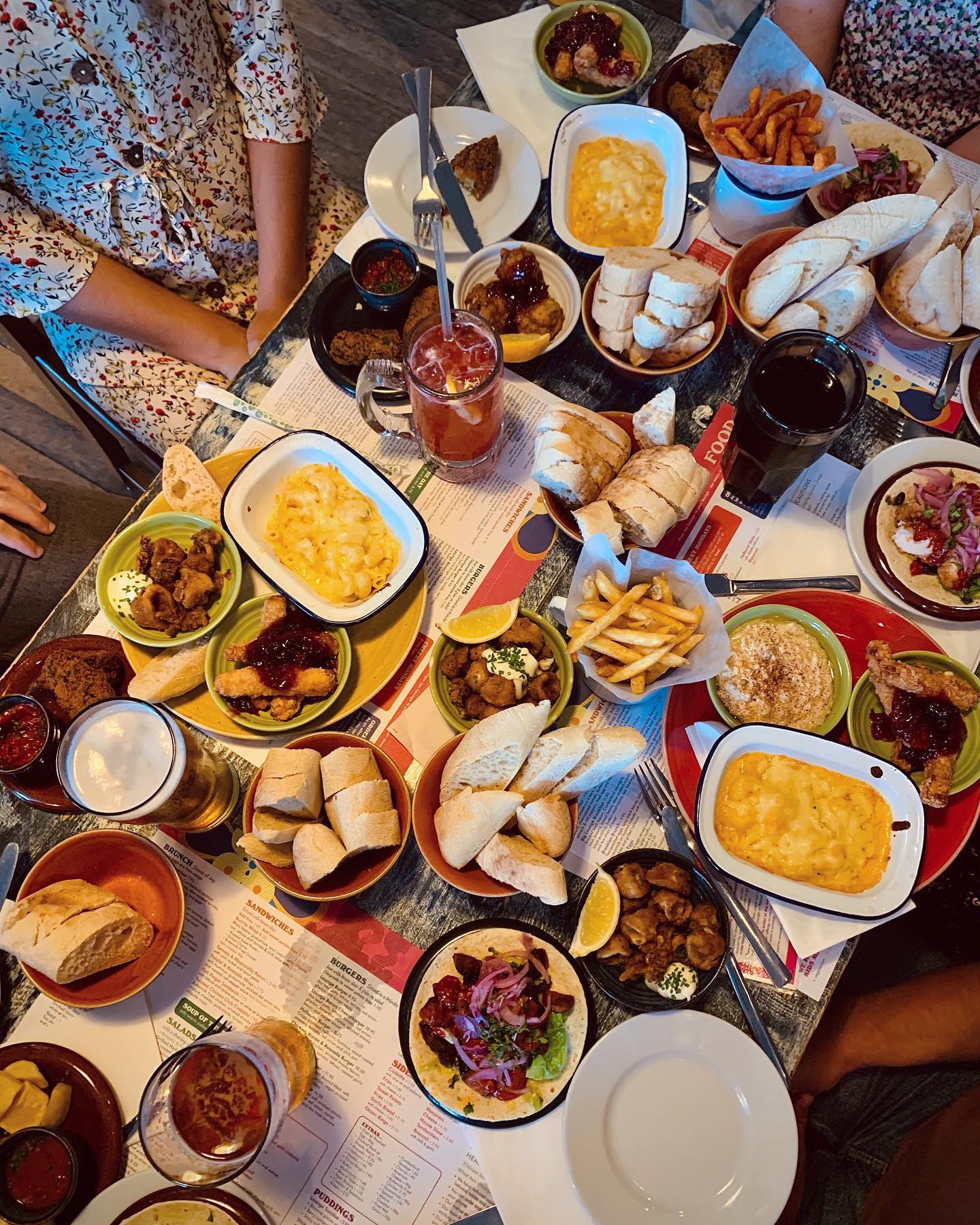 Table Of Food At Setando