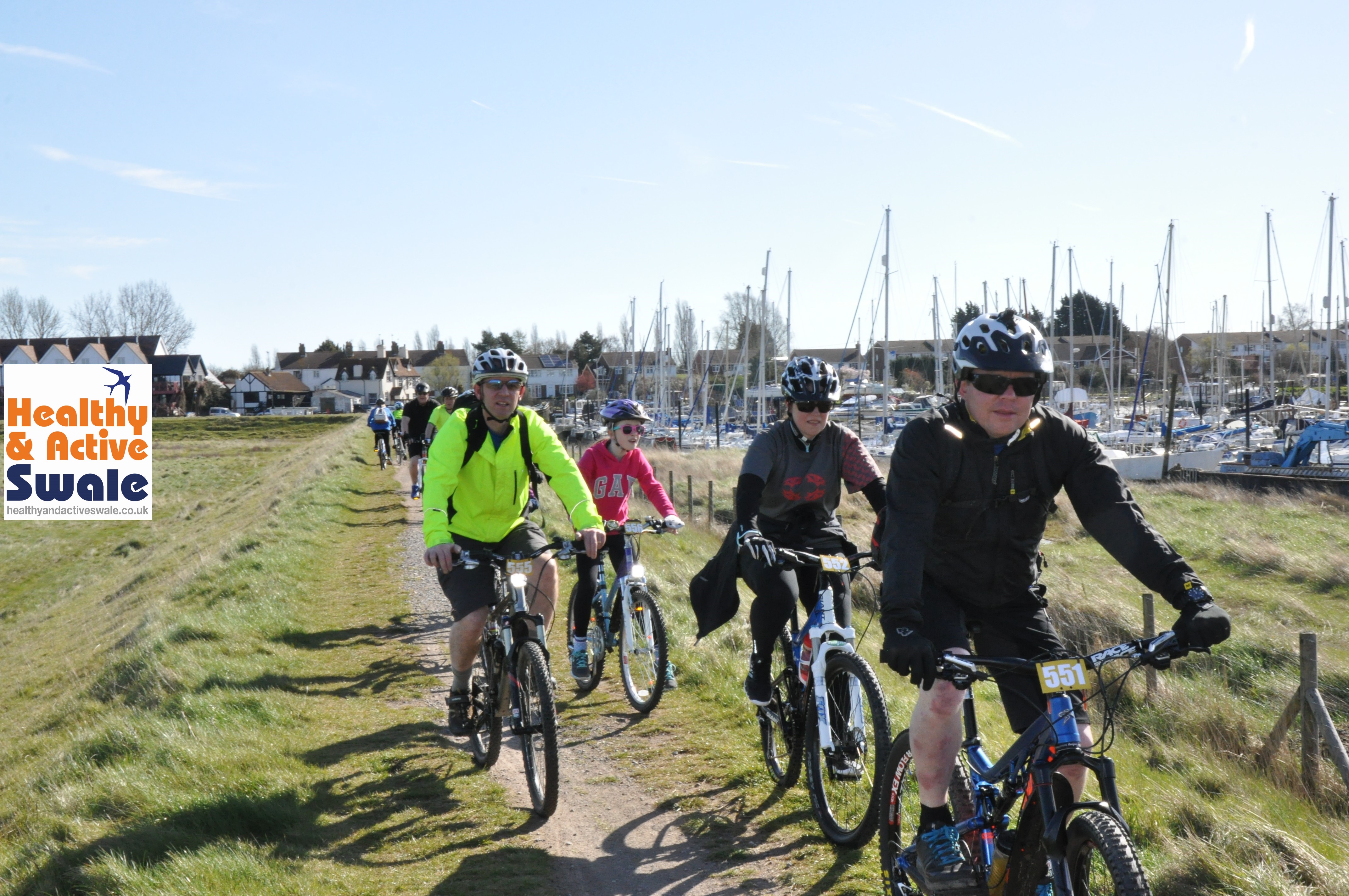 Cycling On River Bank (1)