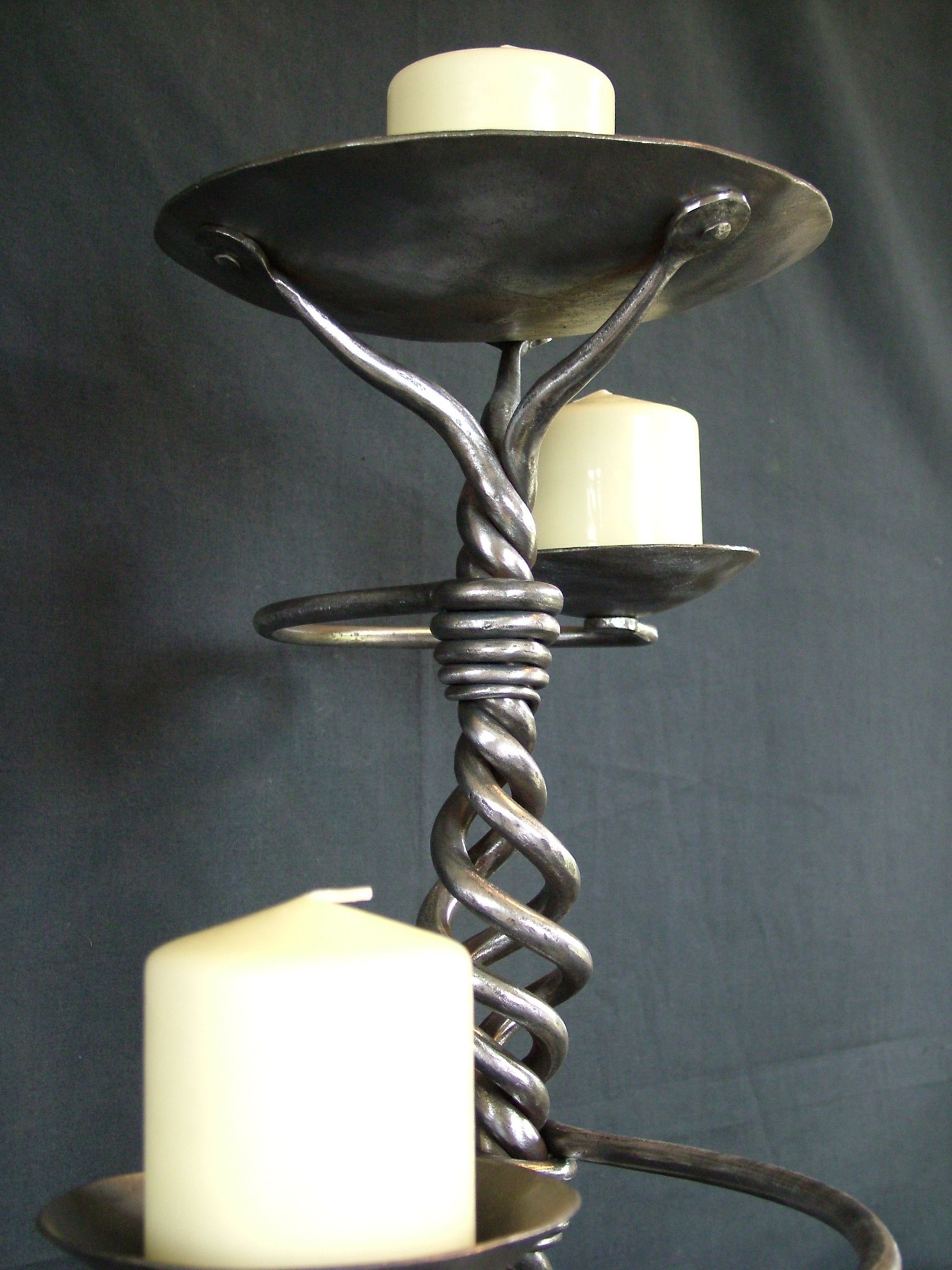 Candlestick at Sandhurst Farm Forge