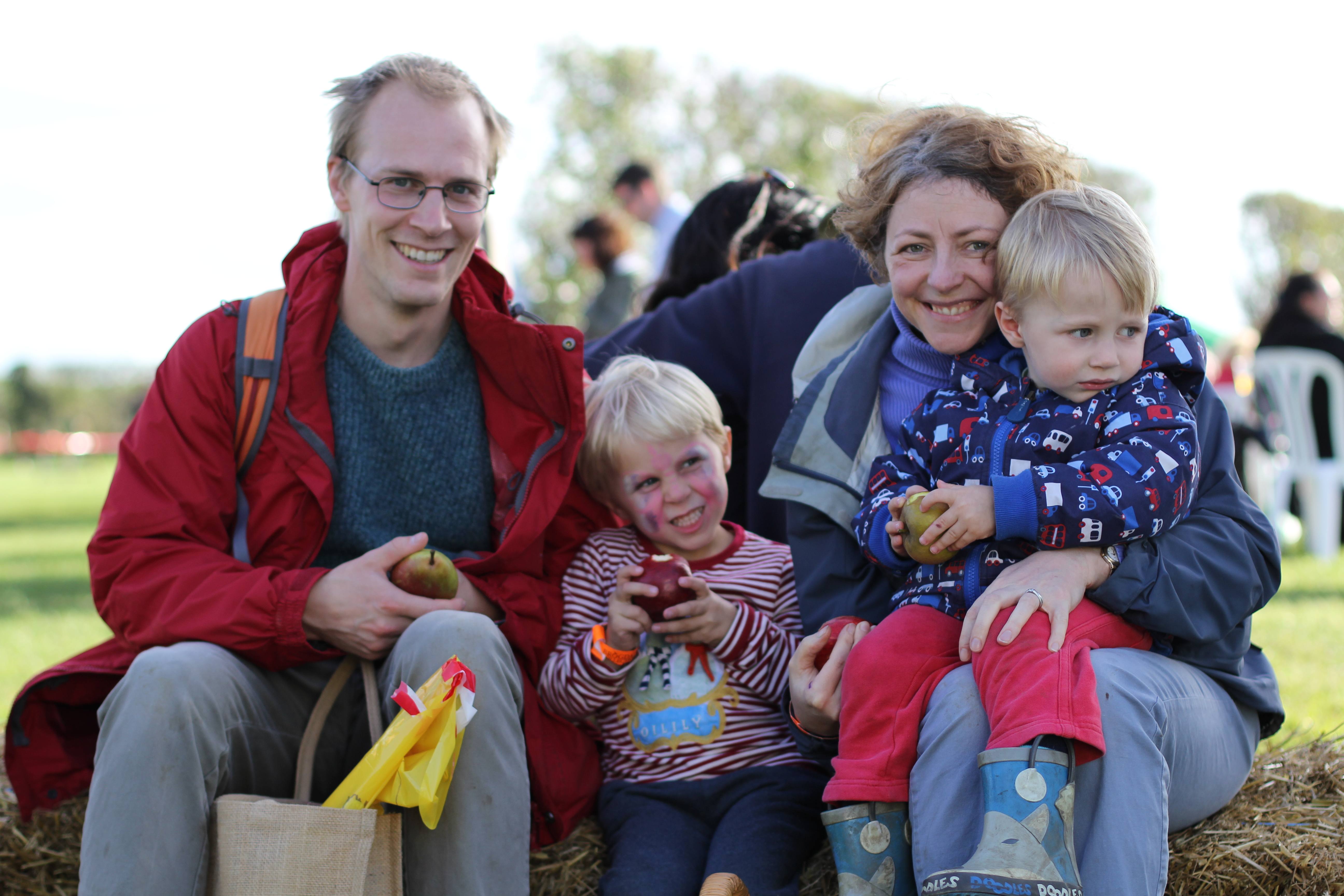 Apple Festival Family Picture Brogdale.JPG