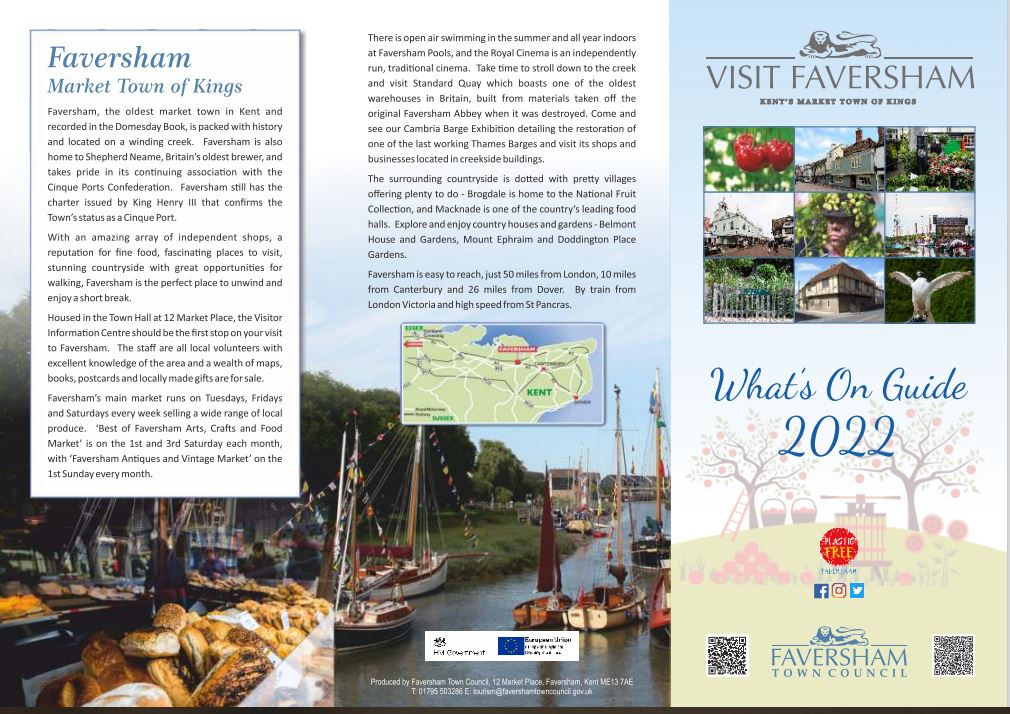 Visit Faversham What's On Guide Snip Page 1 2022