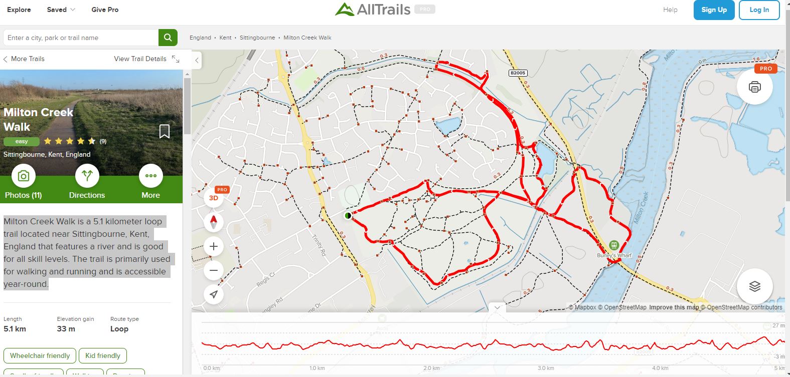Alltrails Milton Creek Country Park