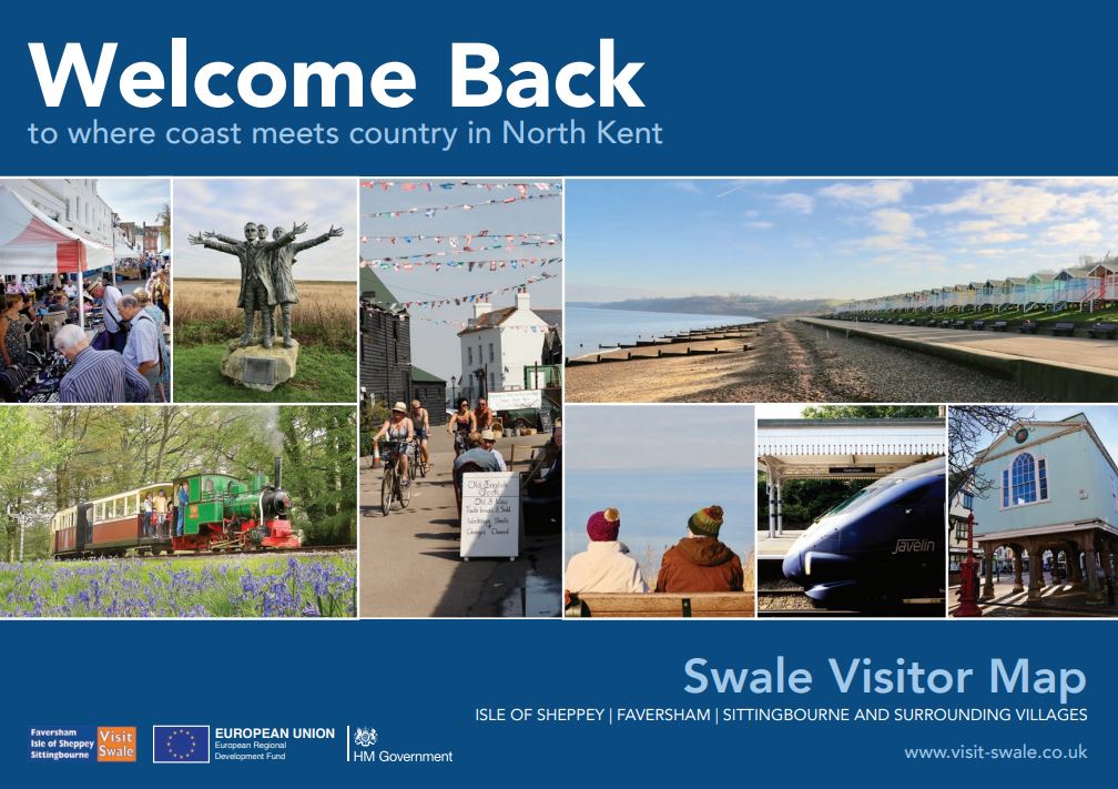 Swale Visitor Map Front Cover 2022